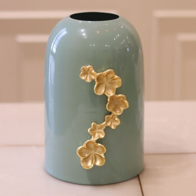 Nara Aqua Decorative Vase – Minimalist Luxury Decor